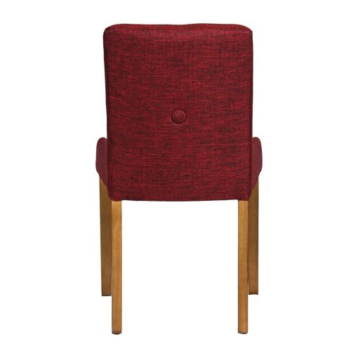 Bath Weathered Oak Dining Chair with Scarlett Back and Espresso Seat 6 Pack (JA299)