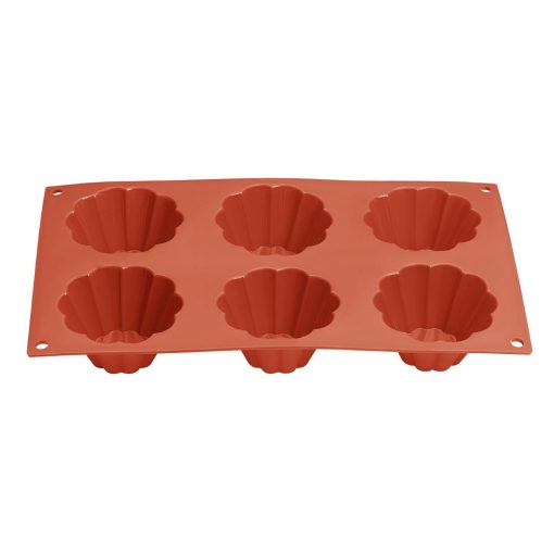 Vogue Silicone Brioche Mould 6 Cup (JA310)