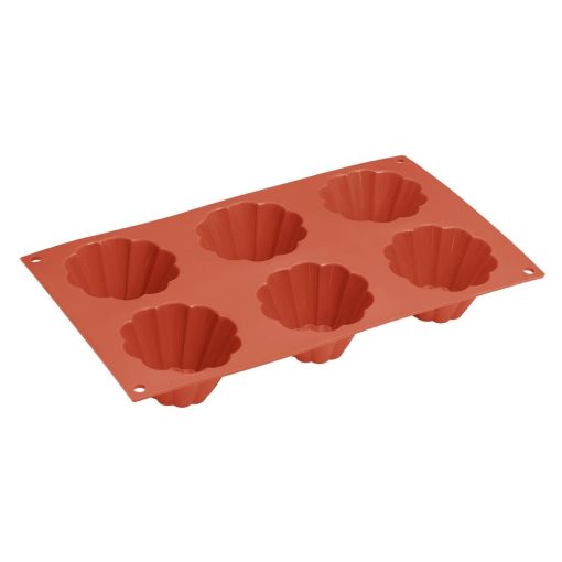 Vogue Silicone Brioche Mould 6 Cup (JA310)