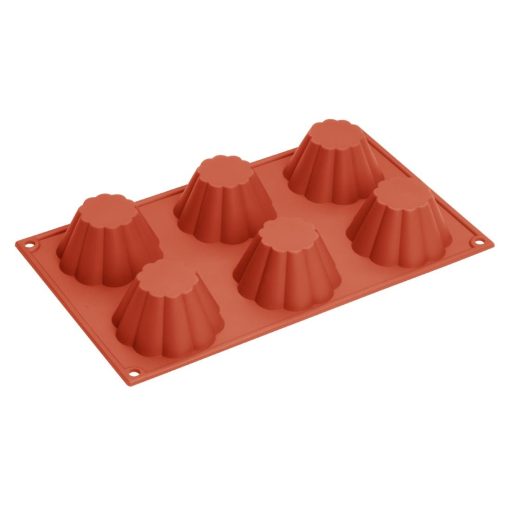 Vogue Silicone Brioche Mould 6 Cup (JA310)
