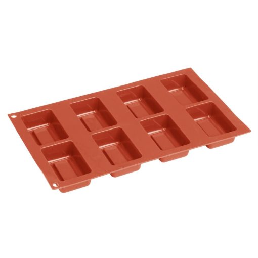 Vogue Silicone Square Cake Mould 8 Cup (JA312)