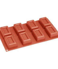 Vogue Silicone Square Cake Mould 8 Cup (JA312)