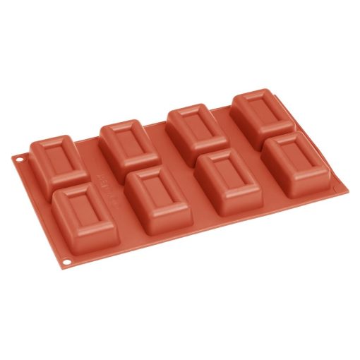 Vogue Silicone Square Cake Mould 8 Cup (JA312)