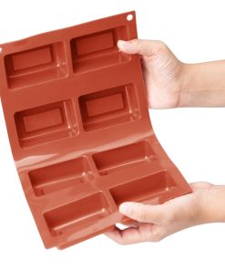 Vogue Silicone Square Cake Mould 8 Cup (JA312)