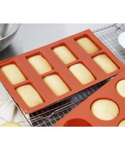 Vogue Silicone Square Cake Mould 8 Cup (JA312)