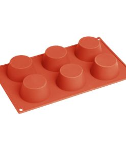 Vogue Silicone Round Mould 6 Cup (JA313)