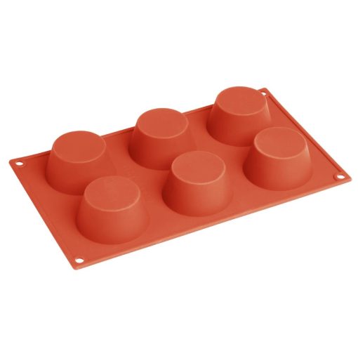 Vogue Silicone Round Mould 6 Cup (JA313)