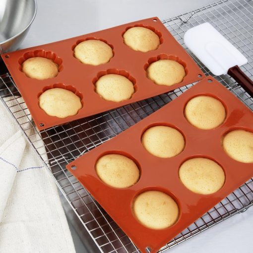 Vogue Silicone Round Mould 6 Cup (JA313)