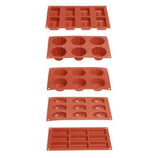 Vogue Silicone Madeline Mould 9 Cup (JA314)