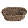 Olympia Polywicker Oval Basket Dark Brown 240x170xmm (JA359)