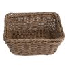 Olympia Polywicker Square Basket Dark Brown 230x230mm (JA361)