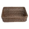 Olympia Polywicker Rectangular Display Basket Dark Brown 525x385mm (JA363)