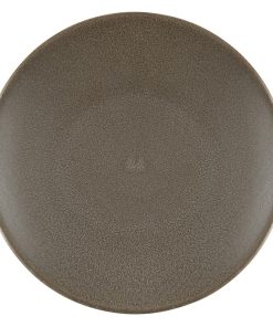 Olympia Ember Mahogany Coupe Plates 230mm 6 Pack (JA551)