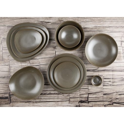 Olympia Ember Mahogany Coupe Plates 230mm 6 Pack (JA551)