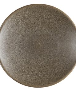 Olympia Ember Mahogany Coupe Plates 180mm 6 Pack (JA552)