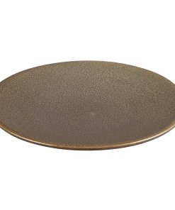 Olympia Ember Mahogany Coupe Plates 180mm 6 Pack (JA552)