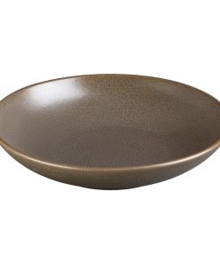 Olympia Ember Mahogany Low Coupe Bowls 230mm 4 Pack (JA554)