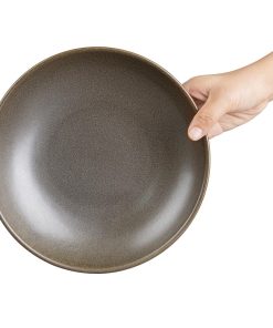 Olympia Ember Mahogany Low Coupe Bowls 230mm 4 Pack (JA554)