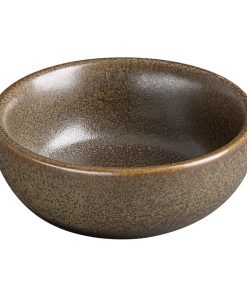 Olympia Ember Mahogany Dipping Dishes 78mm 8 Pack (JA557)