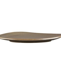 Olympia Ember Mahogany Triangle Plates 250x207mm 6 Pack (JA558)