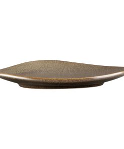 Olympia Ember Mahogany Triangle Plates 190x160mm 6 Pack (JA559)
