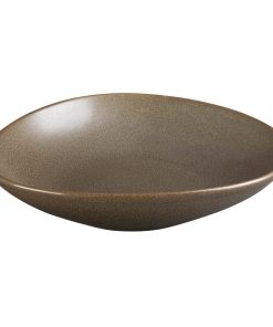 Olympia Ember Mahogany Triangle Bowls 245x220mm 4 Pack (JA560)