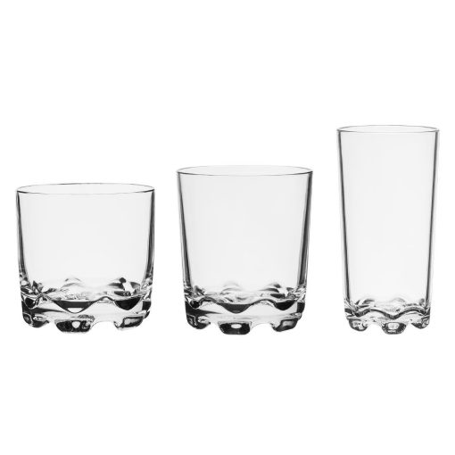 Olympia Kristallon Aspen Polycarbonate Hi Ball Tumblers 350ml 6 Pack (JA592)