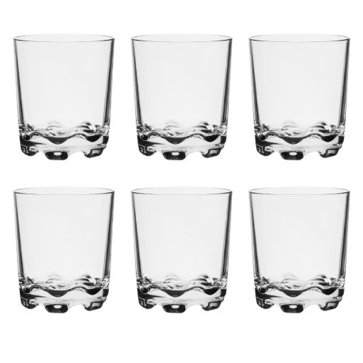 Olympia Kristallon Aspen Polycarbonate Rocks Tumblers 320ml 6 Pack (JA593)