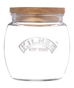 Kilner Universal Jar with Acacia Wooden Lid 850ml (JA603)