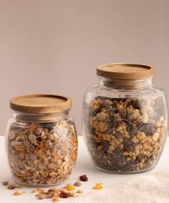 Kilner Universal Jar with Acacia Wooden Lid 850ml (JA603)