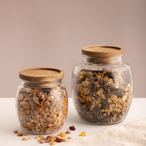 Kilner Universal Jar with Acacia Wooden Lid 850ml (JA603)