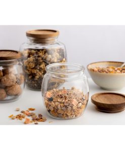 Kilner Universal Jar with Acacia Wooden Lid 850ml (JA603)