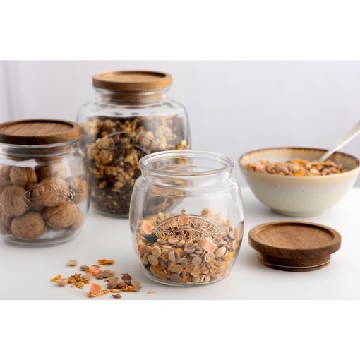 Kilner Universal Jar with Acacia Wooden Lid 850ml (JA603)