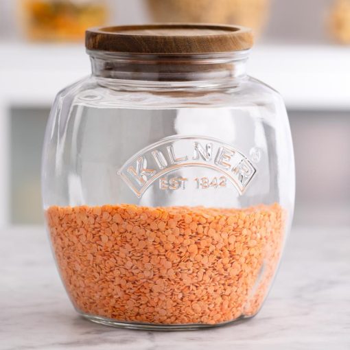 Kilner Universal Jar with Acacia Wooden Lid 2Ltr (JA604)