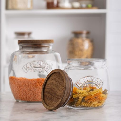 Kilner Universal Jar with Acacia Wooden Lid 2Ltr (JA604)
