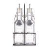 Kilner Oil Bottles and Metal Rack 300ml 2 Pack (JA611)