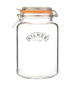 Kilner Clip Top Square Jar 3Ltr (JA613)