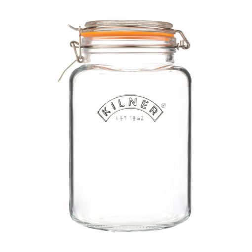 Kilner Clip Top Square Jar 3Ltr (JA613)