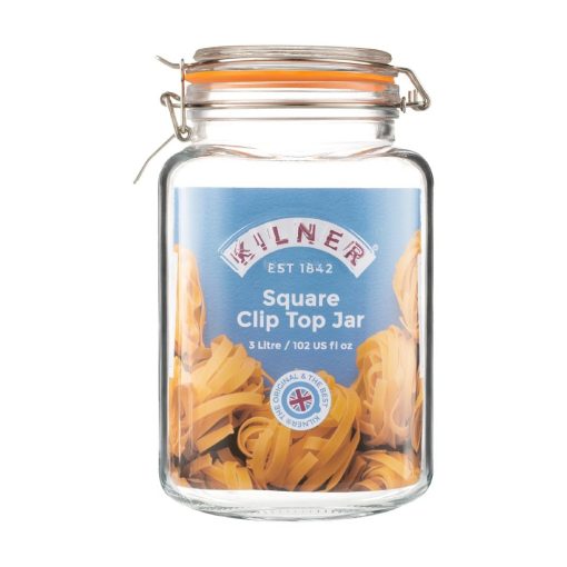 Kilner Clip Top Square Jar 3Ltr (JA613)
