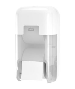 Tork OptiServe Coreless 2-Roll Toilet Roll Dispenser White (JA854)