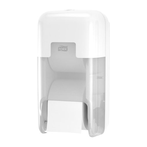 Tork OptiServe Coreless 2-Roll Toilet Roll Dispenser White (JA854)