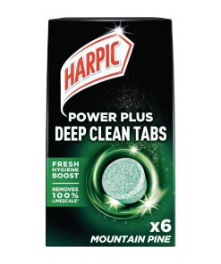 Harpic Power Plus Deep Clean Tabs Mountain Pine 6 Pack (JA860)