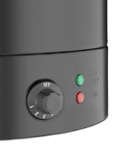Buffalo Energy Saving Water Boiler Matt Black 20Ltr (JA862)