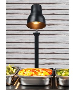 Buffalo Heat Lamp Carving Station Matt Black 250W (JA866)