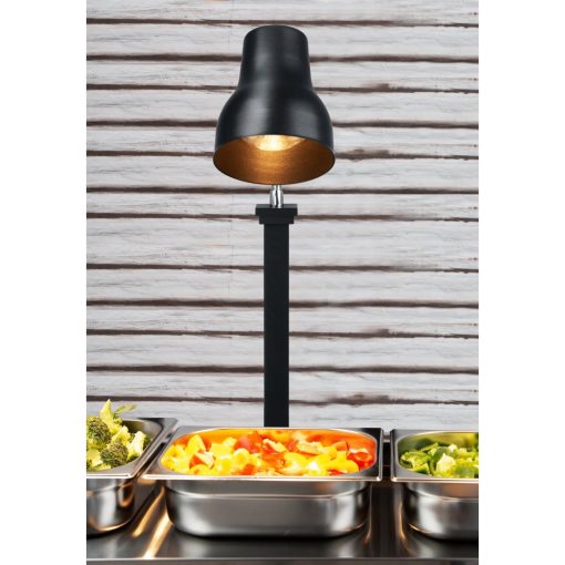 Buffalo Heat Lamp Carving Station Matt Black 250W (JA866)
