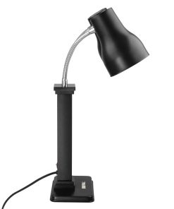 Buffalo Double Heat Lamp Carving Station Matt Black 2x250W (JA868)