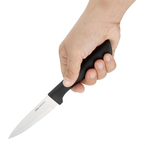 Nisbets Essentials Paring Knife Black 9cm (JA907)