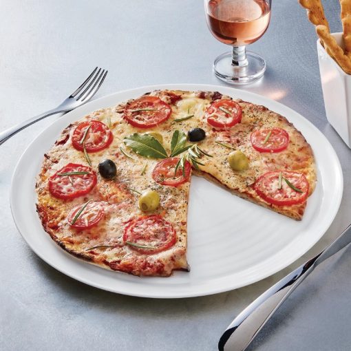 Arcoroc Evolutions Pizza Plates - White 320mm 12 Pack (JB091)