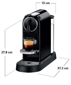 Nespresso CitiZ by DeLonghi Black EN167-B (JB693)