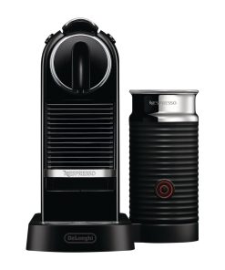 Nespresso CitiZ by DeLonghi and Aeroccino3 Milk Frother Black EN267-BAE (JB695)